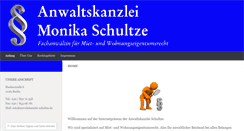 Desktop Screenshot of anwaltskanzlei-schultze.de